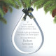 If Tears Could Build A Stairway Teardrop Personalized Memorial Ornament If Tears Could Build A Stairway Teardrop Personalized Memorial Ornament