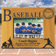 Baseball Coach Gift Personalized Picture Frame  - Personal Thank You Message 