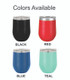 Color Choices - Personalized Wine Tumblers