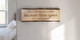 Wall plaque custom made just for your home