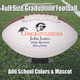 Personalized Graduation Football - Full Size Personalized Graduation Football - Full Size