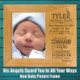 His Angels Guard You In All Your Ways New Baby Picture Frame 