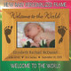 Welcome to the World New Baby Personalized Picture Frame Welcome to the World New Baby Personalized Picture Frame