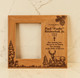 Custom engraved memorial frame