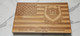 Custom engraved flag with insignia