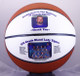 A photo of a basketball printed by us In memory of a Coach Geron. From the 6th grand Lady tigers basketball team.