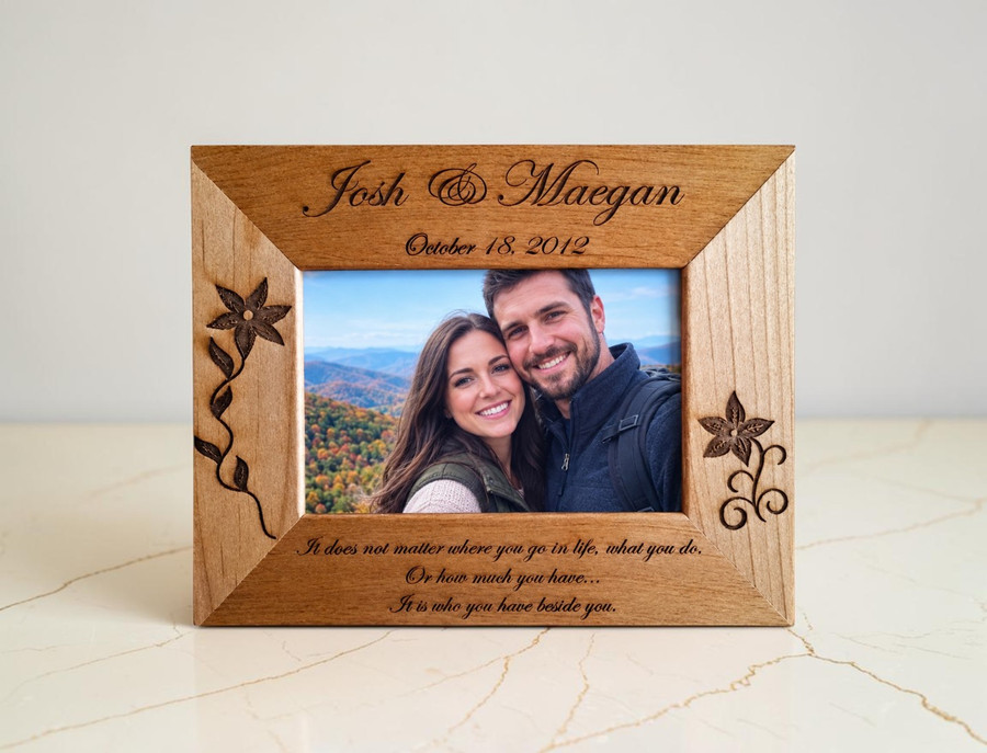 Custom wedding frame