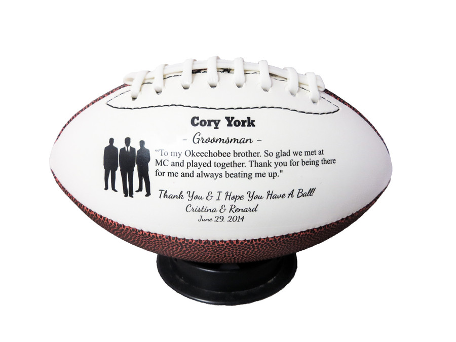 Wedding Groomsmen Silhouette Mid size Football Wedding Groomsmen Silhouette Mid size Football