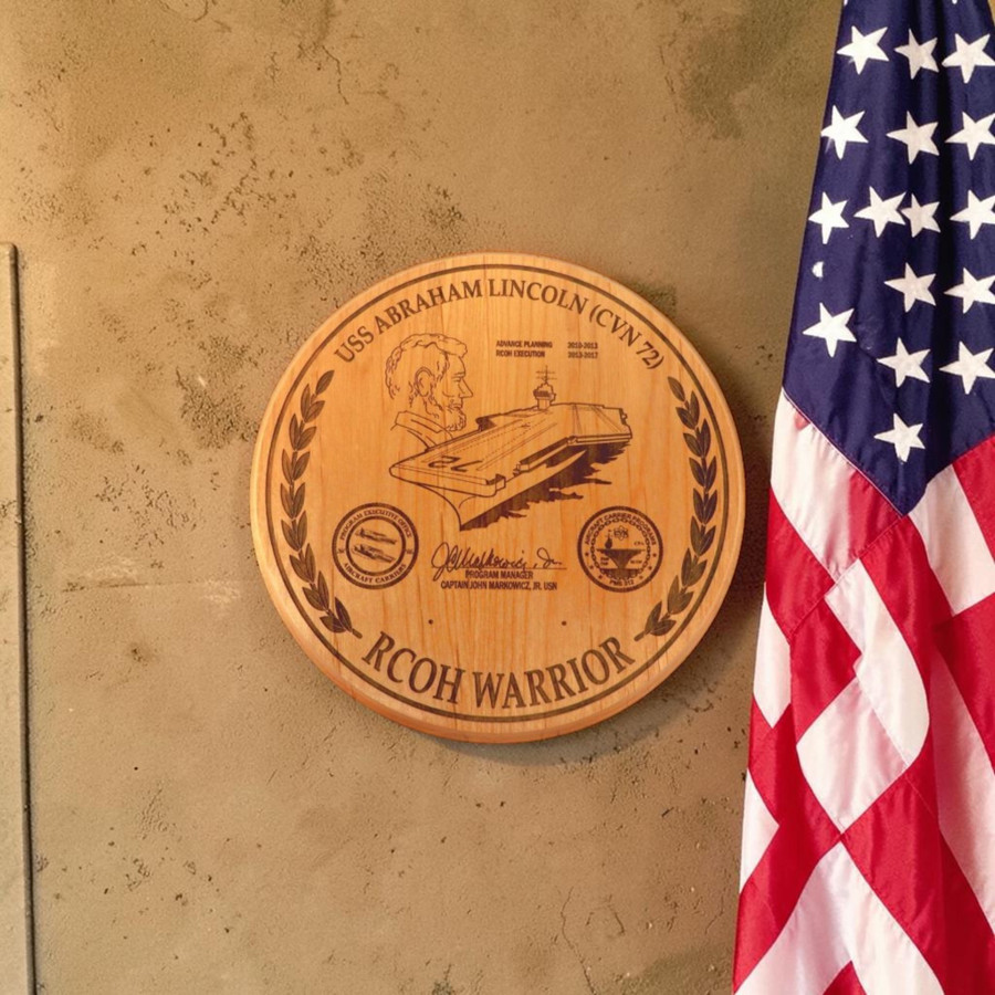  Aircraft Carrier Plaque 
