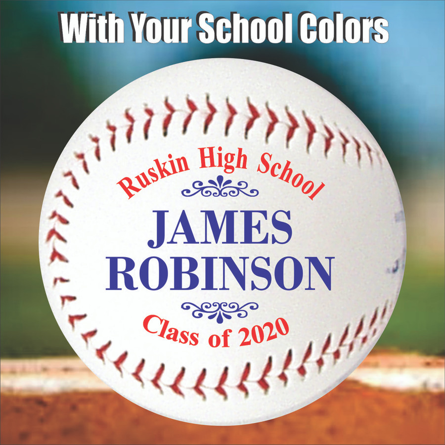 Personalized Graduation Baseball 