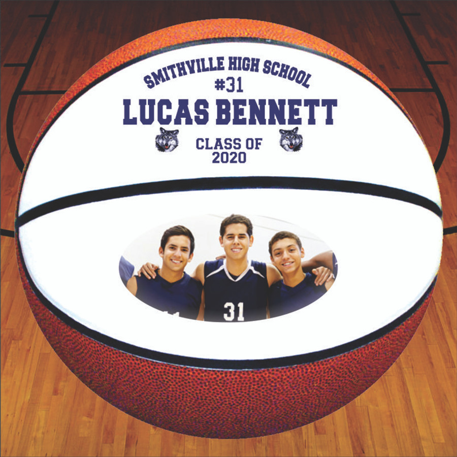 Graduation Photo Basketball  Graduation Photo Basketball