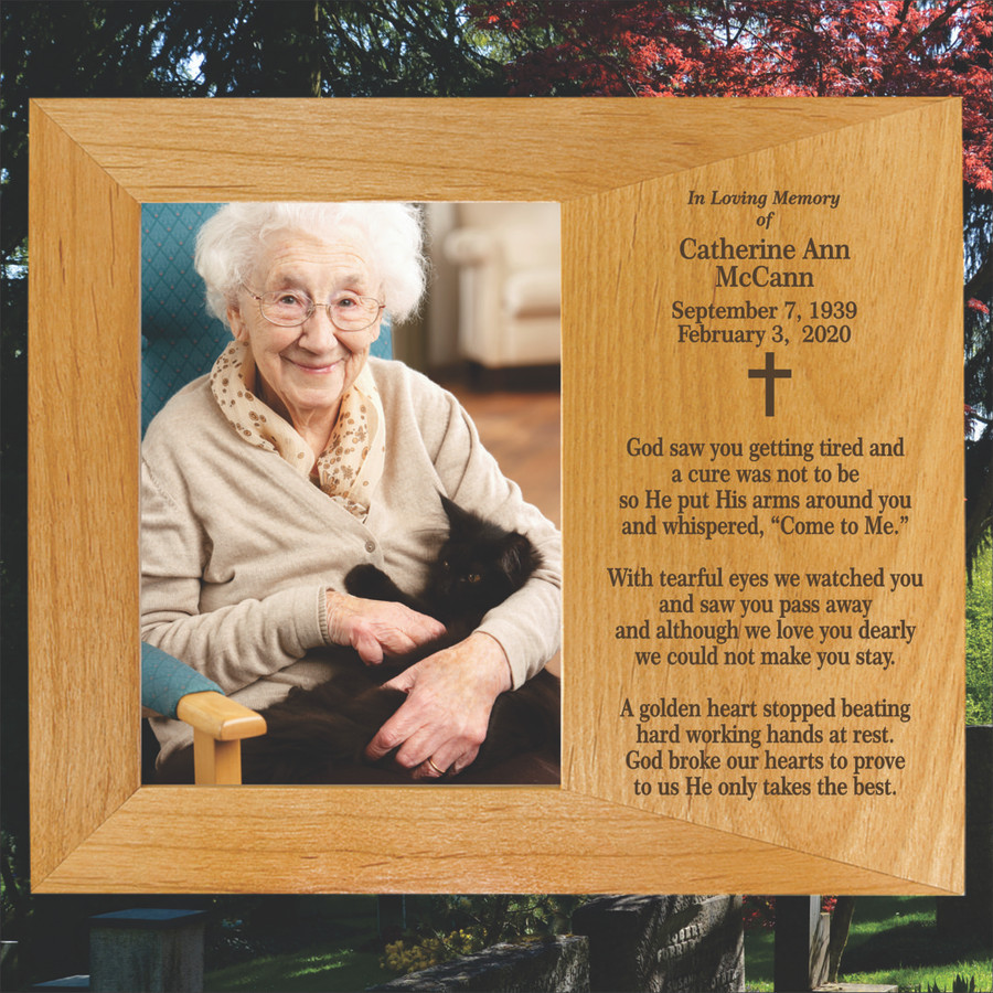 He Only Takes The Best Memorial Personalized Picture Frame