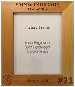 personalized sports frame