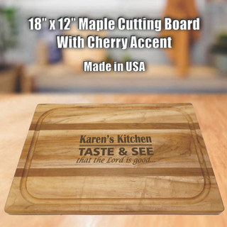 Taste and See Custom Engraved Cutting Boards - Personalized Gallery