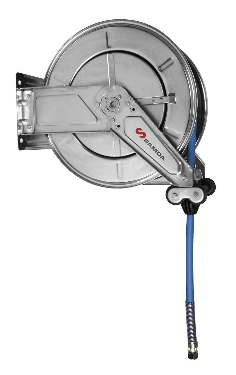SAMOA RM12SS Stainless Steel Hose Reel for High Pressure Air
