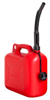 Red Plastic Fuel Can for Fuel/Diesel - 10 Litre Capacity (U.N. Approved)