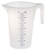 Graduated Plastic Measuring Jug, 3 Litre Capacity