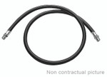 Inlet Hose for use with 504351 Grease Hose Reel - 3/8" BSP (M) x 815mm  - 160 Bar (2320 psi)