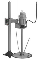 SAMOA Pumpmaster 45, 40:1 Ratio Air Operated Pump System with Pneumatic Pump Hoist for 185kg Drums