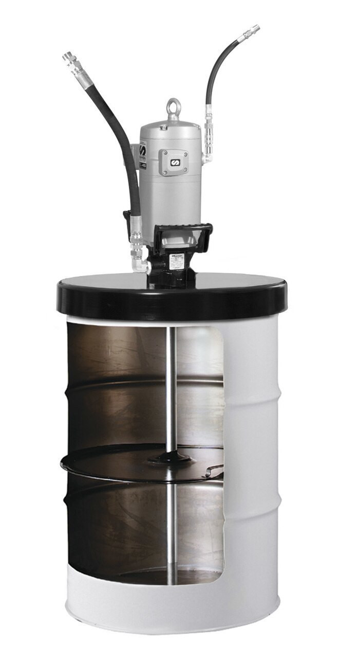 SAMOA Pumpmaster 60, 801 Ratio Air Operated Drum Mounted Grease Pump Kit for 50kg Drums