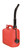 Red Plastic Fuel Can for Fuel/Diesel - 5 Litre Capacity (U.N. Approved)