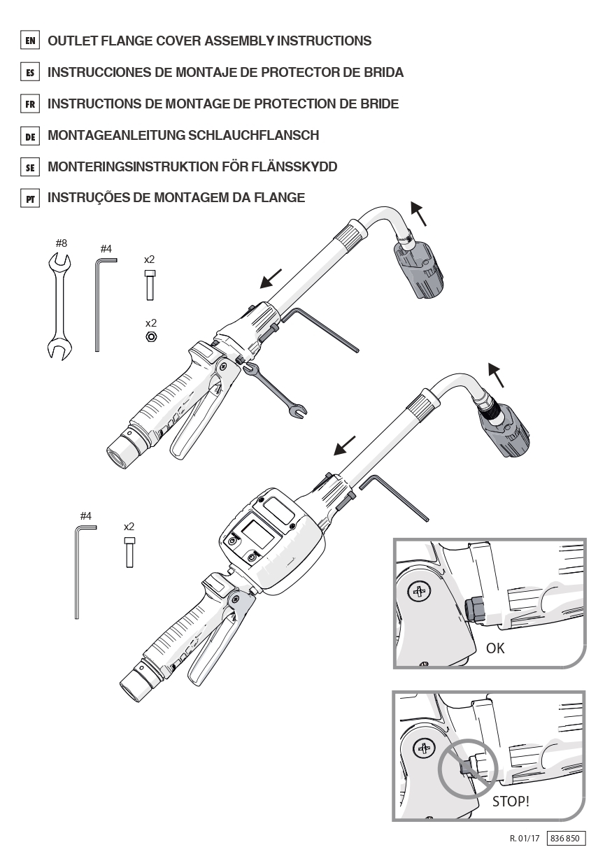 3631XX - Outlet Flange Assembly Instructions