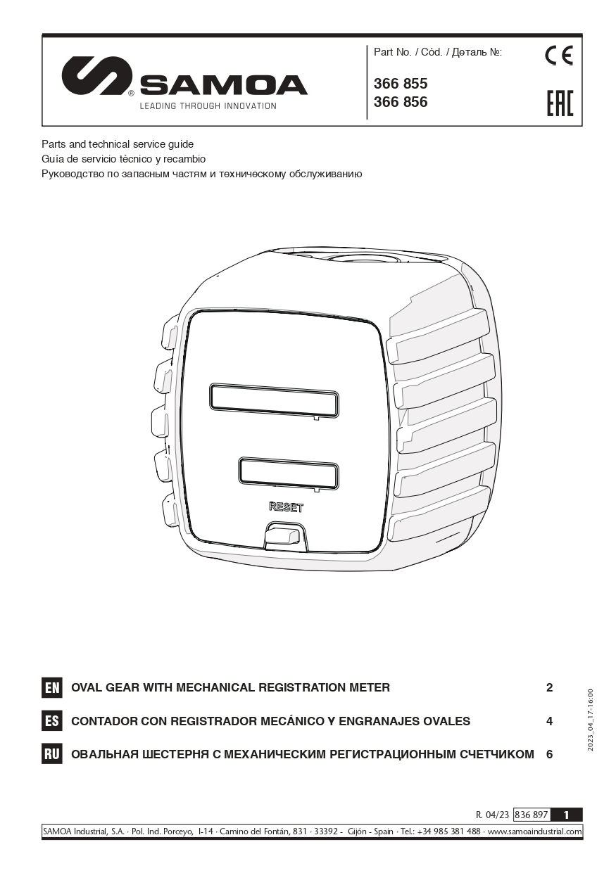 36685X - Meter Product Manual