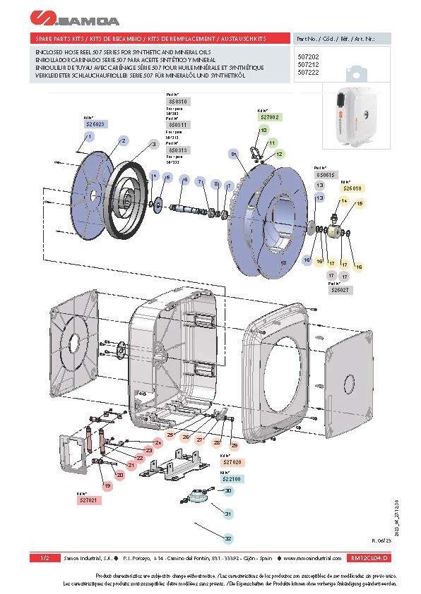 5072XX - Spare Parts Listing