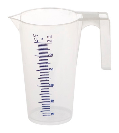 Graduated Plastic Measuring Jug, 2 Litre Capacity