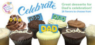 Great desserts being crafted by Yummy Cupcakesto celebrate Father's Day!