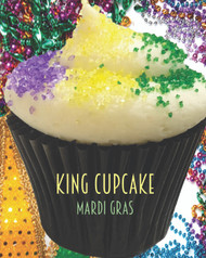 Celebrating Mardi Gras on Tues with The King Cupcake