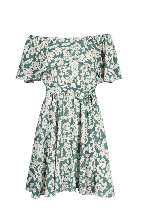 Floral Off-Shoulder Dress