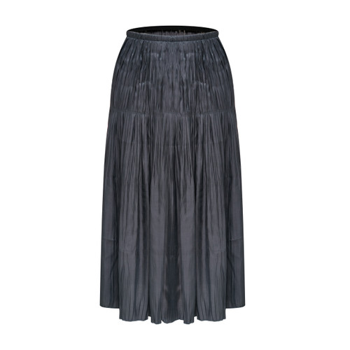 Creased Midi Skirt