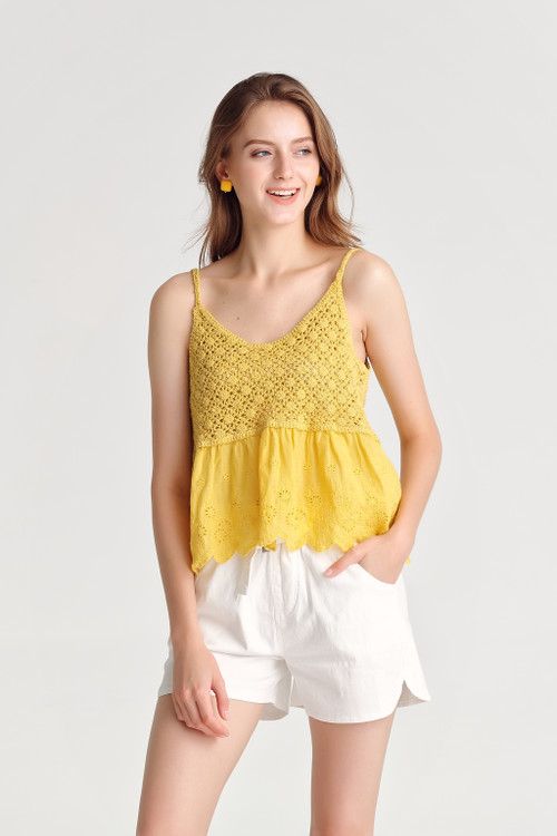 Crochet Crop Top(10437)