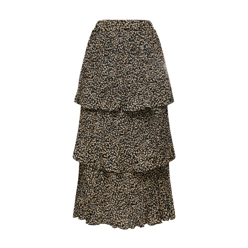 Pleats Layered Skirt (10594)