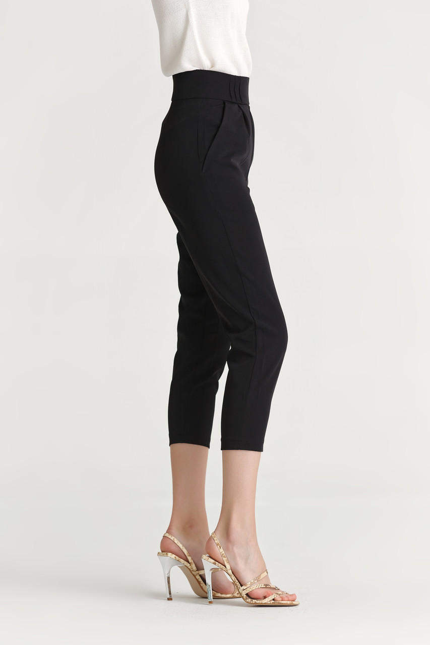 High Waist Capri Pants - OJAY