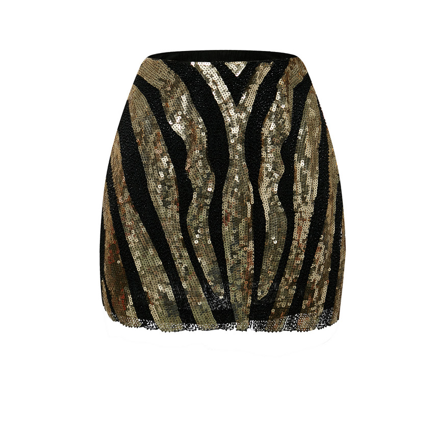 Sequin Mini Skirt (10577)