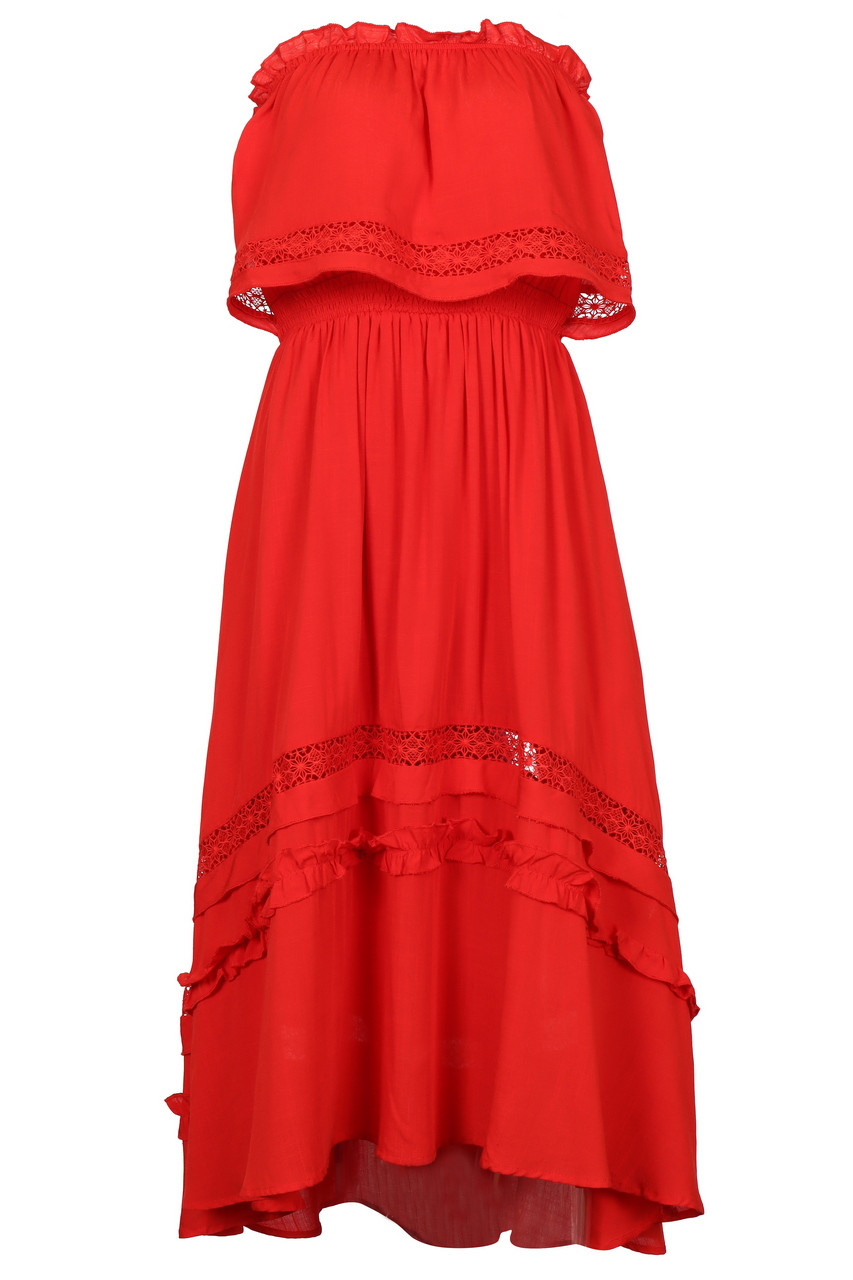 red boob tube dress Boob Tube Dresses | Inc Maxi, Black & White