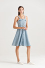 Denim Fit&Flare Dress