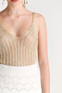 Sparking Net Knit Top