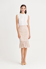 Lace Hem Frill Skirt