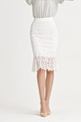 Lace Hem Frill Skirt