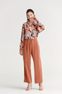 Satin Wide Leg Pants