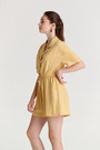 Solid Shirt Playsuit