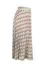 Print Pleats Skirt