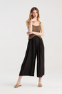 Pleats Wide Leg Pants