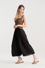 Pleats Wide Leg Pants