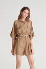 Long Sleeve Safari Playsuit