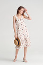 Floral Frilled Hem Dress