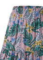 Print Tiered Skirt